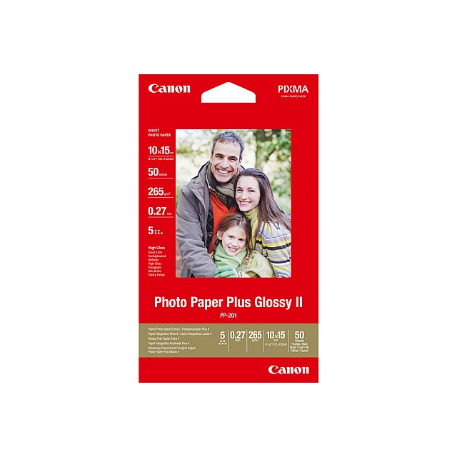 CANON PP-201 plus photo paper inktjet 260g/m2 4x6 inch 50 sh