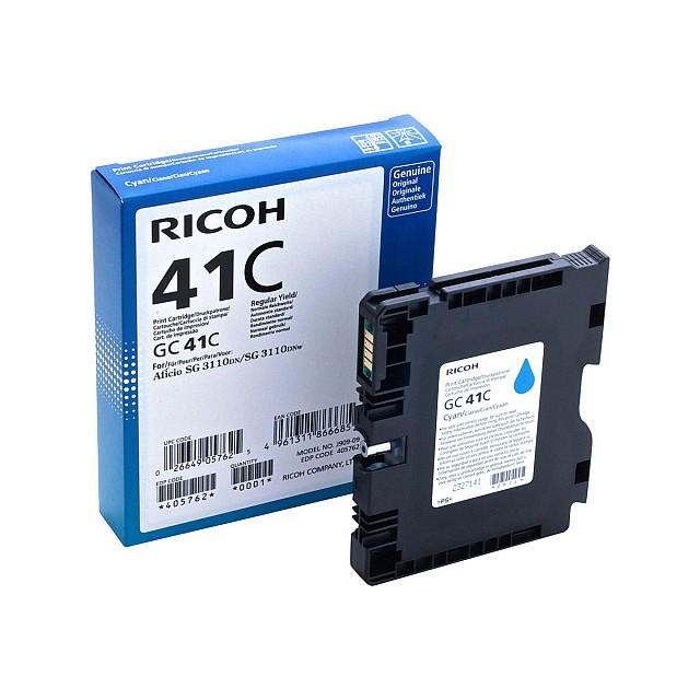 RICOH GC-41C gel cartridge cyaan high capacity 2.200 pagina