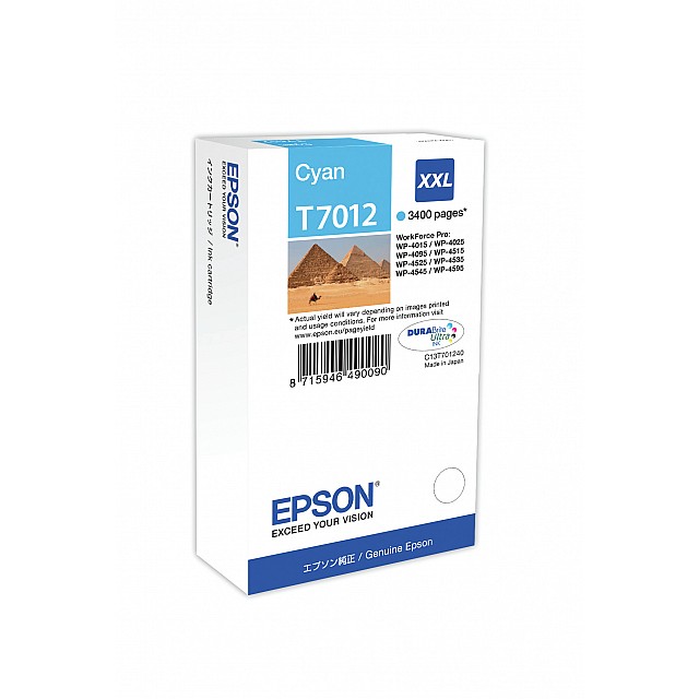 EPSON WP4000/4500 inktcartridge cyaan extra high capacity 3.