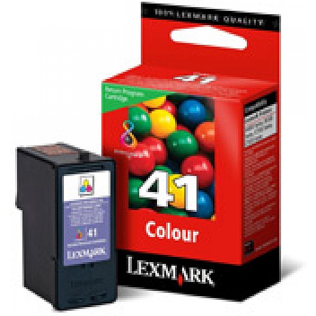LEXMARK 41 inktcartridge kleur standard capacity 210 pagina