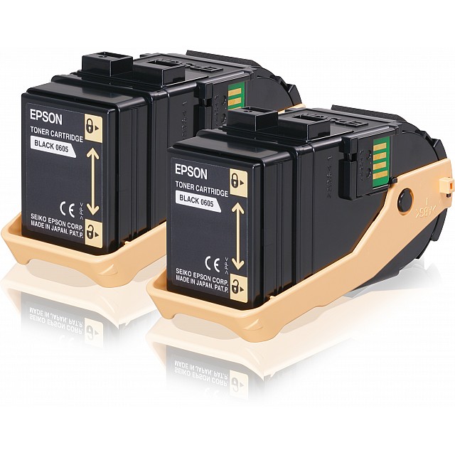 EPSON AL-C9300N tonercartridge zwart standard capacity 2 x 6