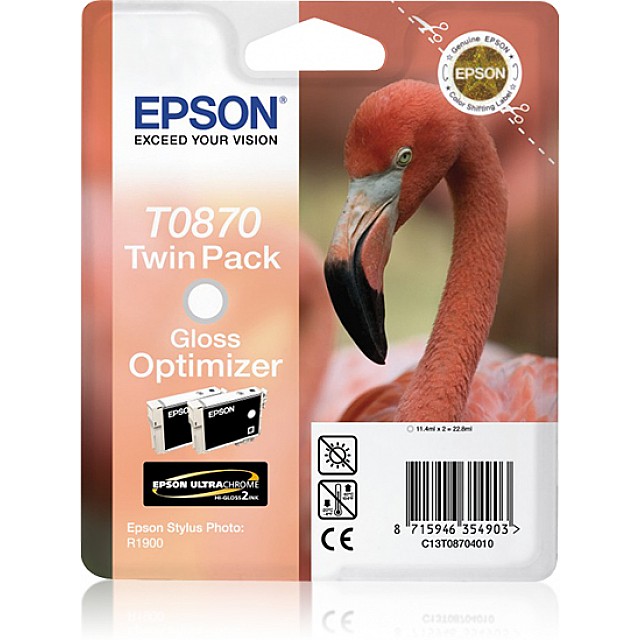 EPSON T0870 inktcartridge gloss optimizer standard capacity