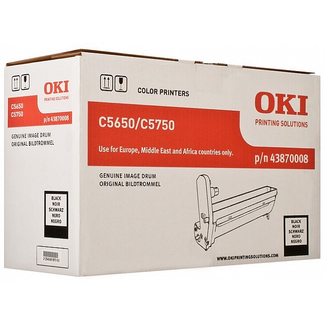 OKI C5650, C5750 drum zwart standard capacity 20.000 pagina