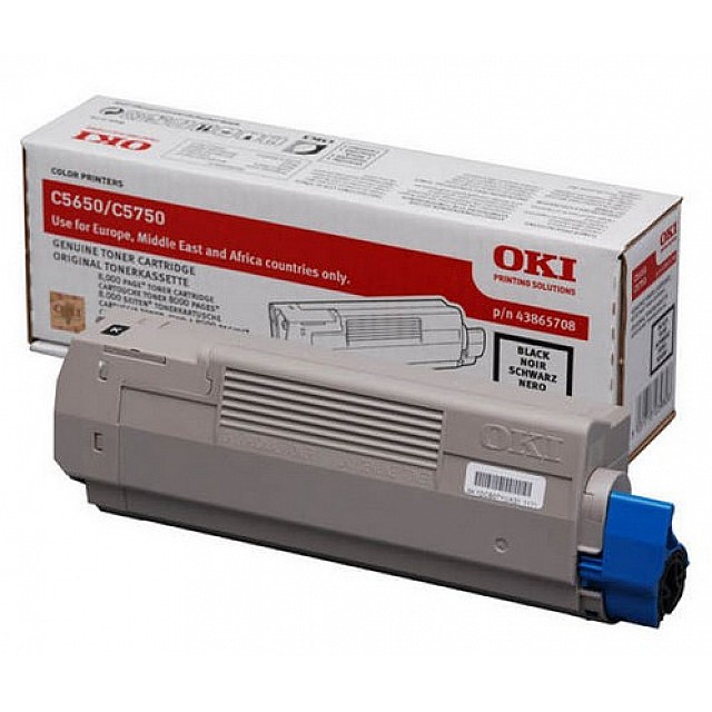OKI C5650, C5750 tonercartridge zwart standard capacity 8.00