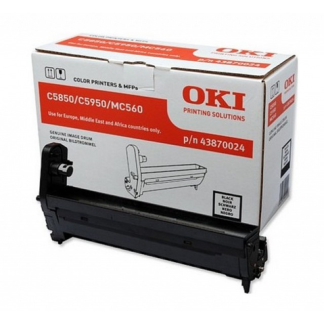 OKI C5850, C5950 drum zwart standard capacity 20.000 pagina