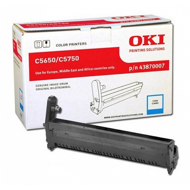 OKI C5650, C5750 drum cyaan standard capacity 20.000 pagina