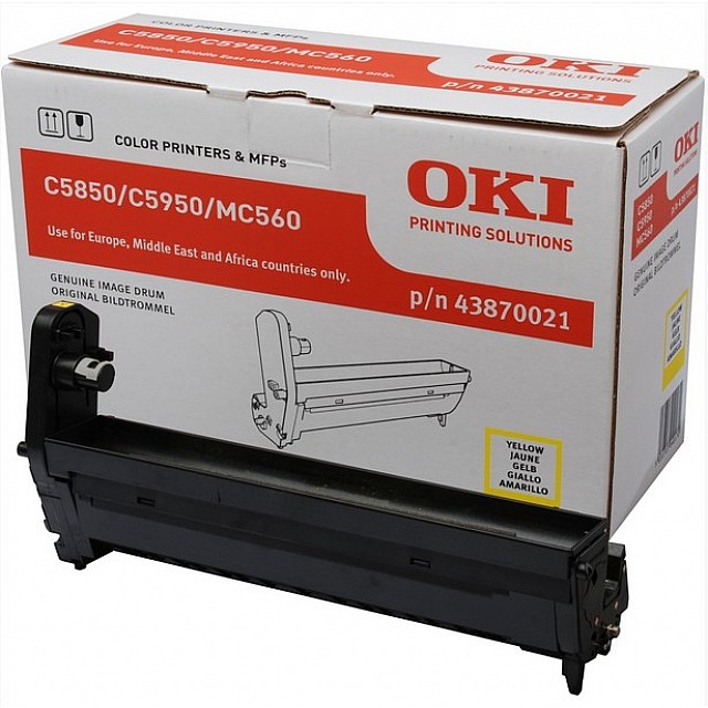 OKI C5850, C5950 drum geel standard capacity 20.000 pagina s