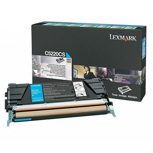 LEXMARK C522n, C524 tonercartridge cyaan standard capacity 3