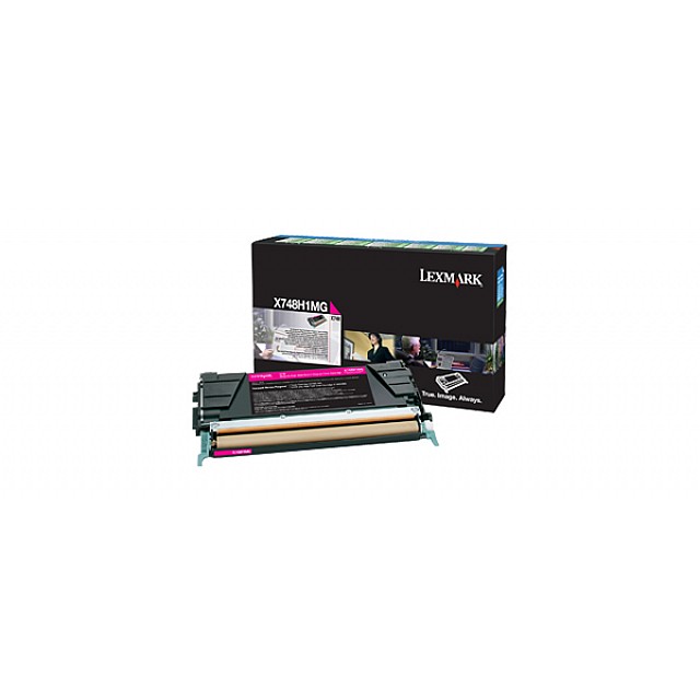 LEXMARK X748 10K tonercartridge magenta high capacity 10.000