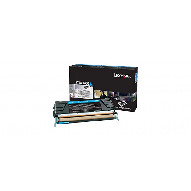 LEXMARK X748 tonercartridge cyaan high capacity 10.000 pagin