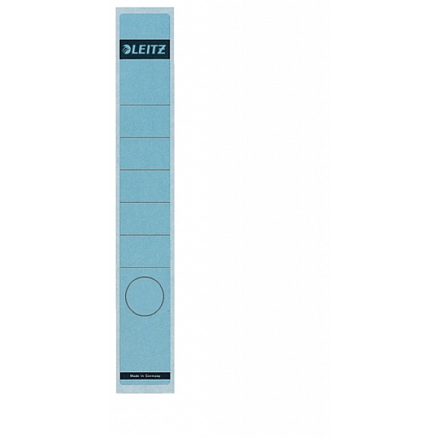 LEITZ RUGETIKET 4CM ZELFKLEVEND BLAUW