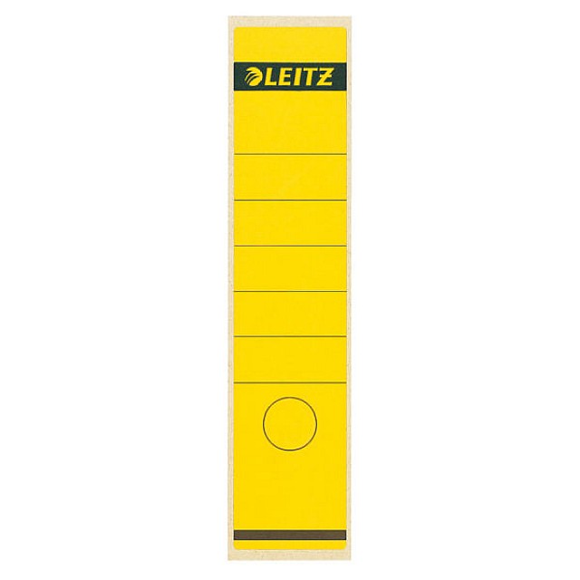 LEITZ RUGETIKET 8CM ZELFKLEVEND GEEL