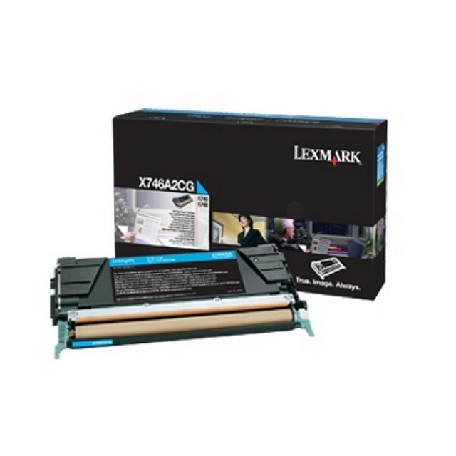 LEXMARK X746, X748 tonercartridge cyaan standard capacity 7.
