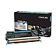 LEXMARK X748 tonercartridge cyaan standard capacity 10.000 p