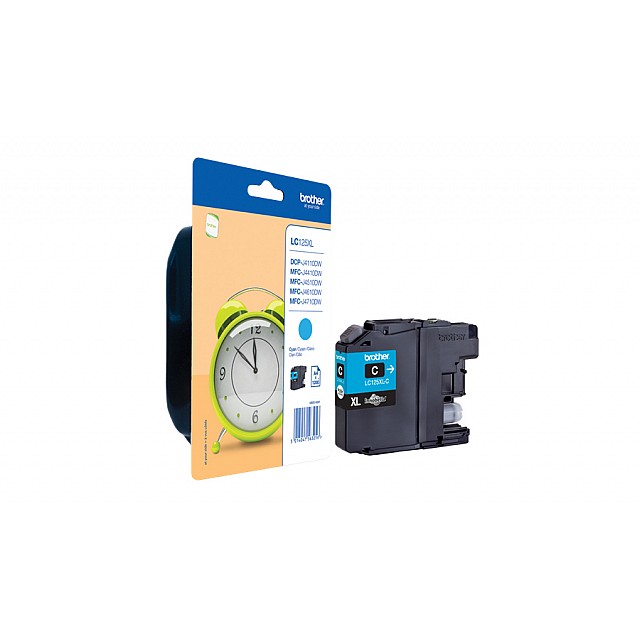 BROTHER LC125XLC cyan ink