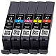CANON PGI-72 MBK/C/M/Y/R inktcartridge zwart en kleur standa
