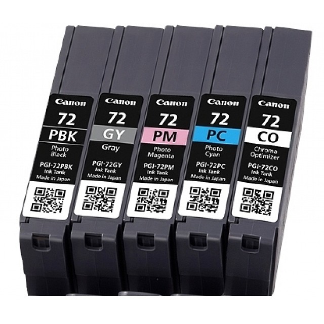CANON PGI-72 PBK/GY/PM/PC/CO inktcartridge zwart en kleur st