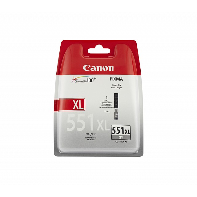 CANON CLI-551XLGY inktcartridge grijs high capacity 3.350 pa