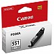 CANON CLI-551GY inktcartridge grijs standard capacity 780 pa