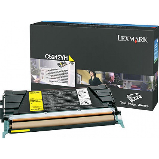 LEXMARK C524 tonercartridge geel high yield 5.000 pagina s 1