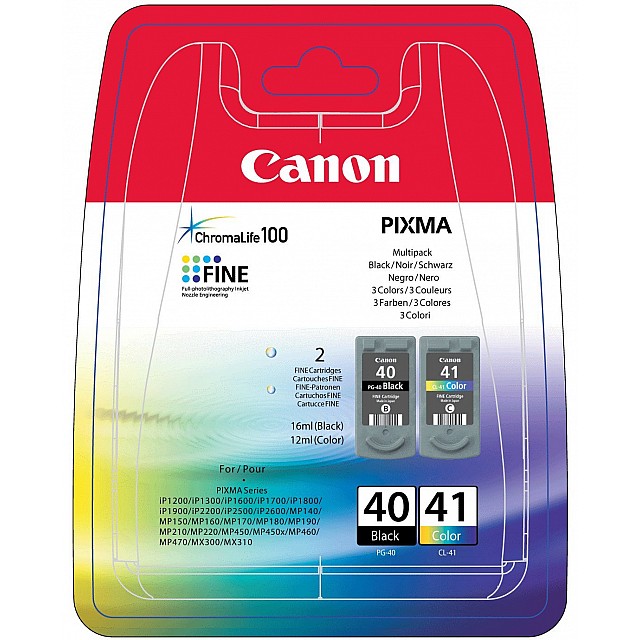 CANON PG-40 / CL-41 inktcartridge zwart en kleur standard ca
