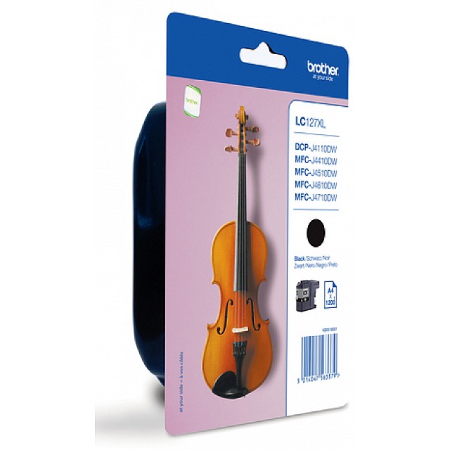 BROTHER LC-127XL inktcartridge zwart high capacity 1.200 pag