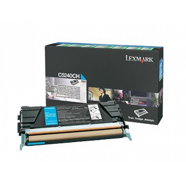 LEXMARK C524, C532, C534 tonercartridge cyaan high capacity