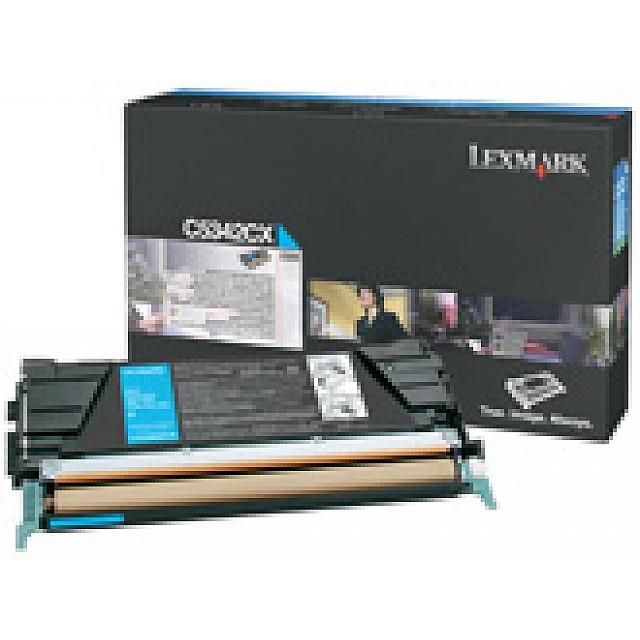 LEXMARK C534 tonercartridge cyaan extra high capacity 7.000