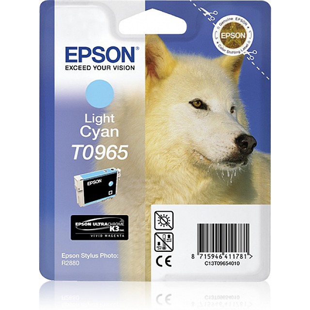 EPSON T0965 inktcartridge licht cyaan standard capacity 11.4