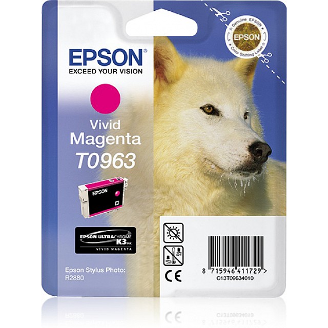 EPSON T0963 inktcartridge vivid magenta standard capacity 11
