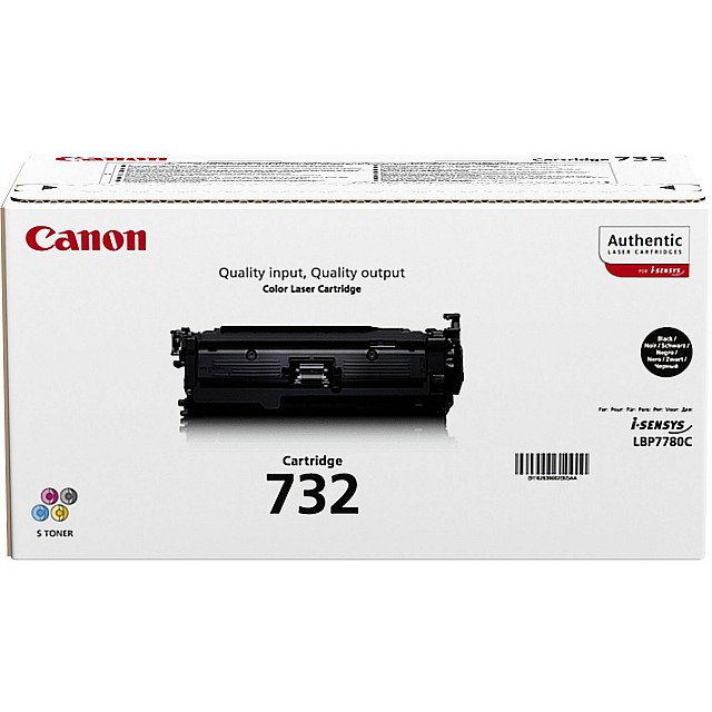 CANON 732-BK tonercartridge zwart standard capacity 6.100 pa