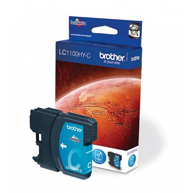 BROTHER LC-1100 inktcartridge cyaan high capacity 16ml 750 p