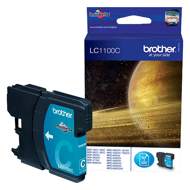 BROTHER LC-1100 inktcartridge cyaan standard capacity 5.5ml
