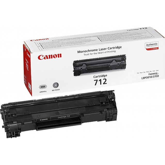CANON 712 tonercartridge zwart standard capacity 1.500 pagin