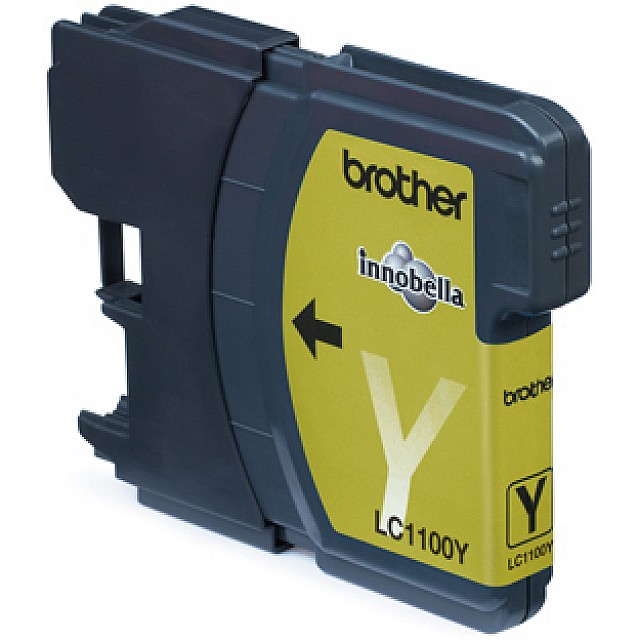 BROTHER LC-1100 inktcartridge geel standard capacity 7.5ml 3