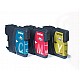 BROTHER LC-1100 inktcartridge cyaan, magenta en geel standar