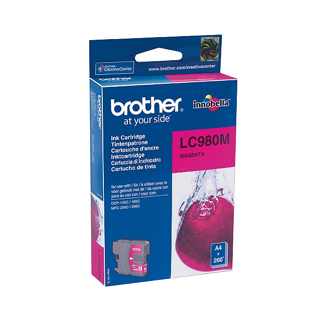 BROTHER LC-980 inktcartridge magenta standard capacity 5.5ml