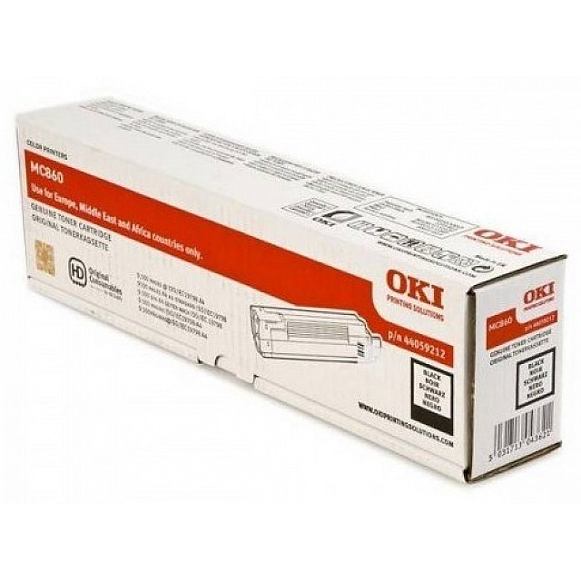 OKI MC860 tonercartridge zwart standard capacity 9.500 pagin