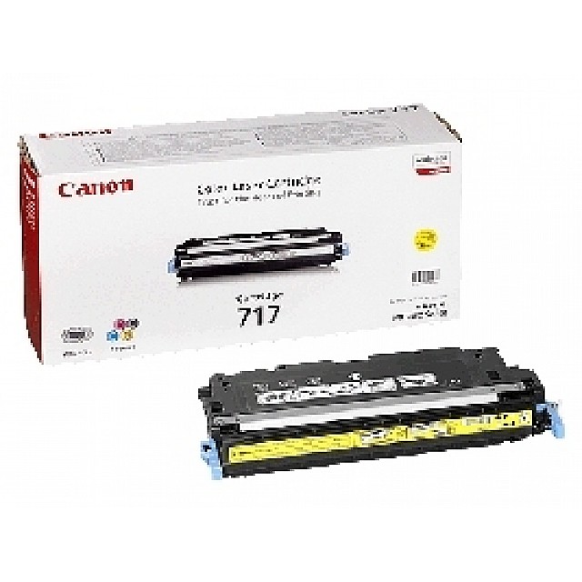 CANON 717 tonercartridge geel standard capacity 4.000 pagina
