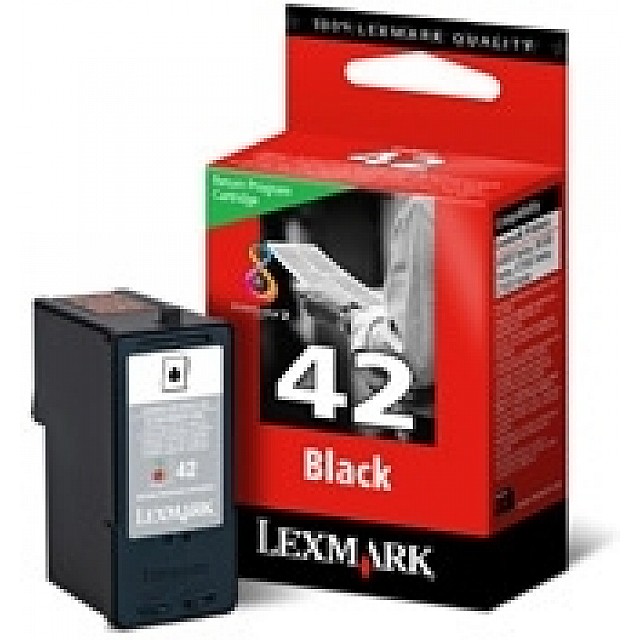 LEXMARK 42 inktcartridge zwart standard capacity 220 paginas