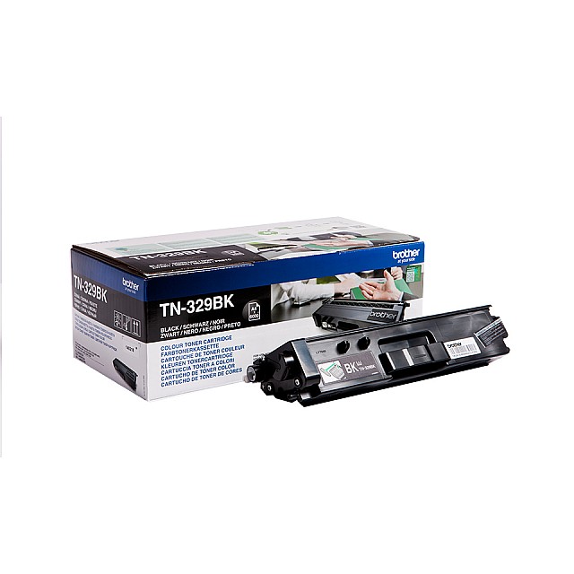 BROTHER TN-329BK tonercartridge zwart extra high capacity 6.