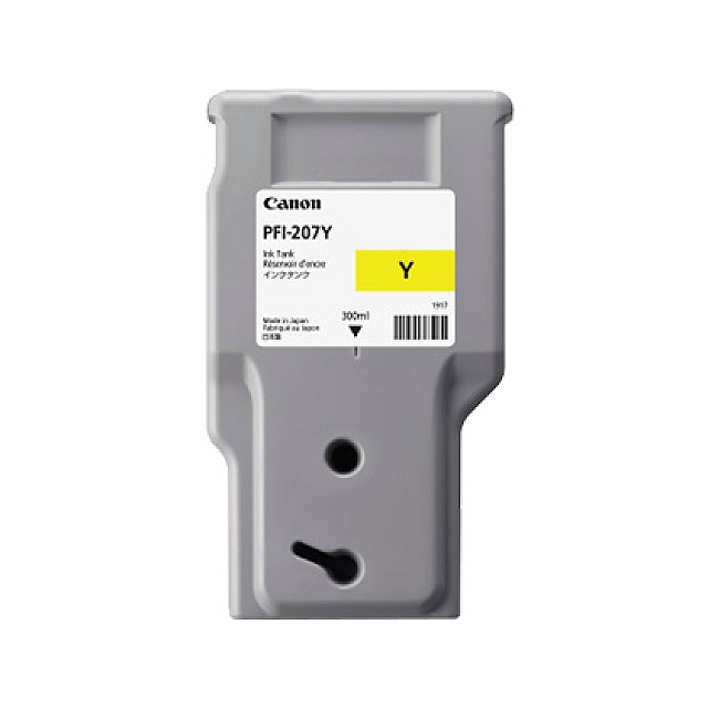 CANON PFI-207Y inktcartridge geel standard capacity 300ml 1-