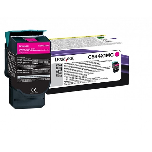 LEXMARK C54x, X54xMG tonercartridge magenta extra high capac
