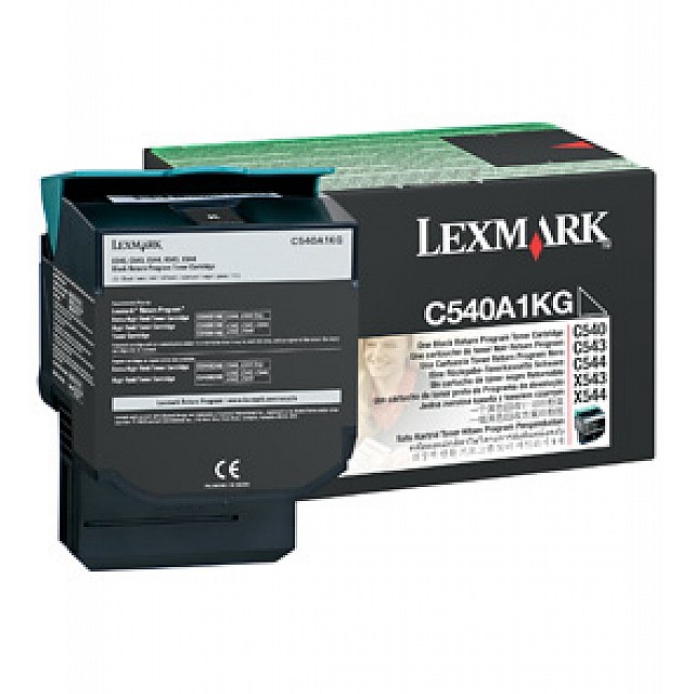 LEXMARK C540, C543, C544, X543, X544 tonercartridge zwart st