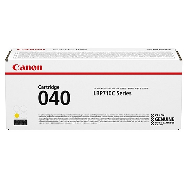 CANON 040Y toner yellow standard capacity yield 5.400