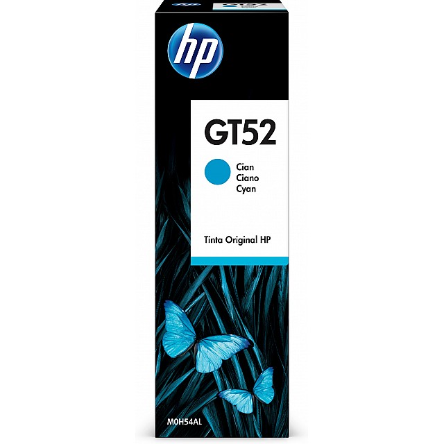 HP original GT52 Ink cartridge M0H54AE Bottle Cyan