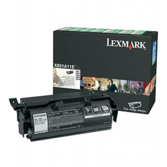 LEXMARK X651, X652, X654, X656, X658, tonercartridge zwart s