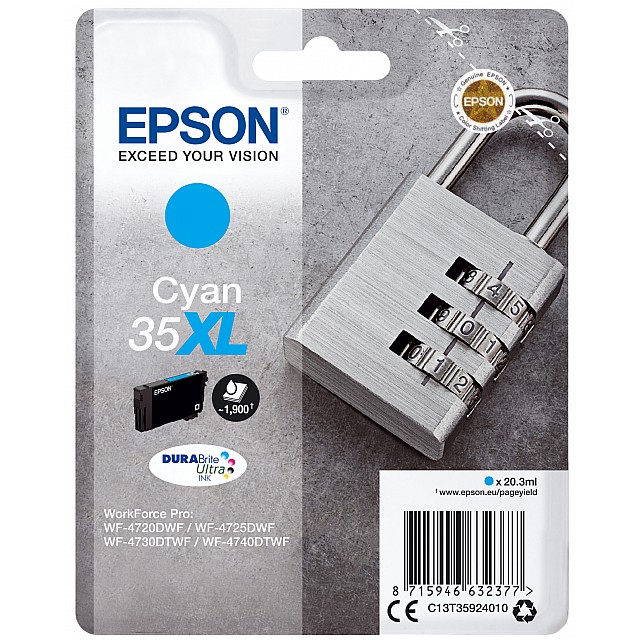 EPSON 35XL Ink Cyan 20,3ml