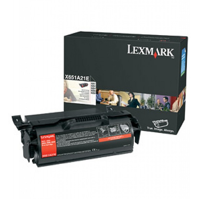 LEXMARK X651, X652, X654, X656, X658, toner cartridge black