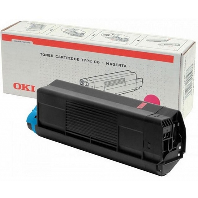 OKI C5100, C5200, C5300, C5400 tonercartridge magenta standa